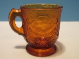 Amber Glass Cup 