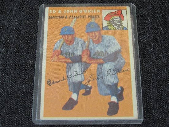 Vintage Rare Ed & John O'Brien Topps 139 Baseball Collectors Card