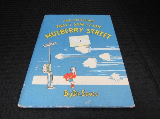 Vintage "And To Think That I Saw It On Mulberry Street" by Dr. Seuss © 1937 Book