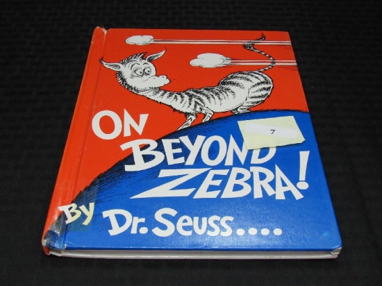 Vintage "On Beyond Zebra" by Dr. Seuss © 1983 Book