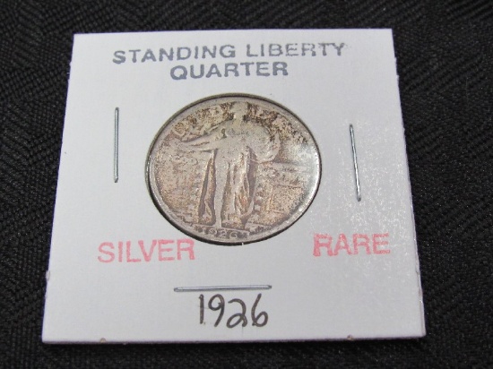 Standing Liberty Quarter Silver Rare 1926