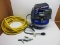 Campbell Hausfeld 100 PSI Max Electric Air Compressor w/ Yellow PVC Hose 3/8