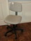 Desk Chair on Casters Upholstered Back & Seat Adjustable Height/Back