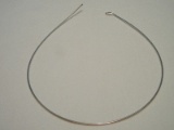 Stamped 925 Sterling Silver Choker Necklace