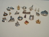 Awesome Designer Fashion Jewelry Brooches, Pendants, Pins, Lighthouse, Teapot