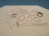 Amazing Bracelet Collection Gold Tone, Cubic Zirconia, Stainless Steel Tennis Bracelet