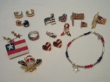 Americana Collection Jewelry Weiss American Flag Brooch, Joan Rivers Bumble Bee