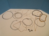 Misc. Choker Necklaces Omega, Cable, Braided & Other Styles