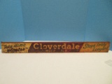 Rare Find Cloverdale Ginger Ale Soda Pop Door Push Guard Bar