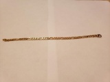 14k Italy Gold Figaro Bracelet