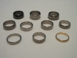 10 Misc. Band Rings Various Designs