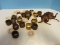 Misc. Napkin Rings Hammered Brass Wooden, Plastic, Fabric & 2 Elephant Tassels