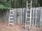 Aluminum A-Frame Stepladder 6ft & Aluminum Extension Ladder