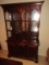 Lexington Furniture Traditional Lighted China Cabinet Mirrored Back Glass Shelves