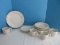 15 Pieces - Metlox Poppytrail Vernon White Antique Grape Pattern Dinnerware