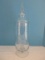 Classic Hand Crafted Glass Apothecary Jar w/ Finial Lid