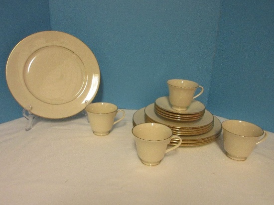 16 Pieces Dinnerware - Lenox Fine China Hayworth Pattern