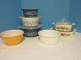 Casserole Group - 2 Corningware Spice of Life w/ Glass Lids 1 1/2qt/2qt