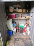 Content of Shed Pig in A Poke Cooler, Christmas Tool Box, Black & Decker Hedge Trimmer, Etc.