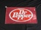 Metal Red Dr. Pepper Wall Mounted Advertising Sign