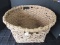 Wooden Lattice Design Vintage Basket