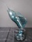 Vintage Blue Glass Avon Swordfish Cologne Bottle