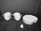 Noritake Japan Casablanca 6842 Ceramic Lot - Raised Hand Painted Floral Trim