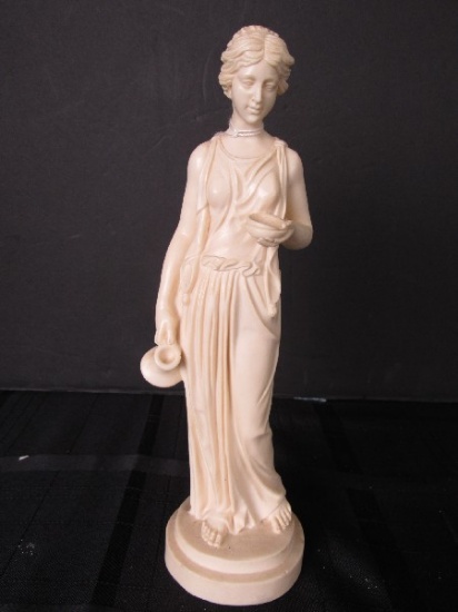 Sculptor A. Santini Classic Figure Grecian Nymph