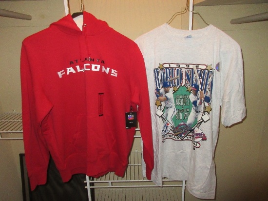 Atlanta NFL Falcons Team Apparel Nike Men's Size XL Hoodie Jersey w/ Pockets
