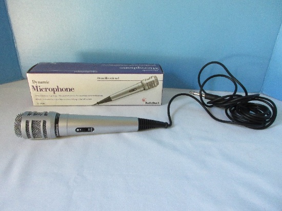 Radio Shack Dynamic Microphone Omnidirectional Metal Mesh Windscreen