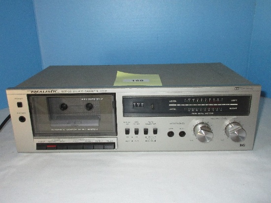 Realistic SCT-29 Stereo Cassette Deck w/ Automatic Search Music System