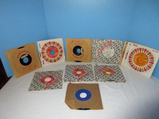 20 Vinyl Single 45's Records All by Artist Browning Bryant on RCA, Dot, Monroe Record Labels