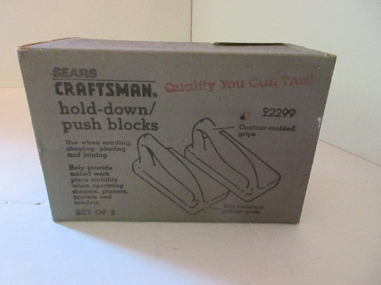 2 Sears craftsman Hold-Down/Push Blocks