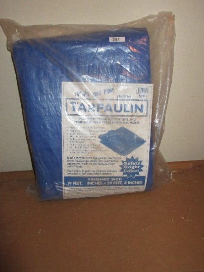 Big Top Tarpaulin 19ft New in Pack