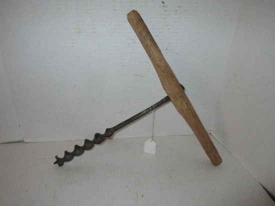 Primitive Drill Bit w/ Wooden Handle