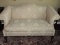 Exquisite Camel Back Settee Mahogany Claw & Ball Foot Carved Knee Traditional Style