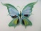 Beautiful Art Glass Hand Crafted Butterfly Figurine Radiant Colors