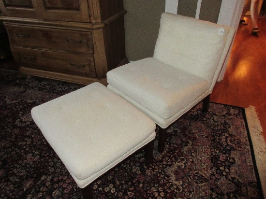 The Schoonbeck Co. Furniture Transitional Modern Upholstered Slipper Chair
