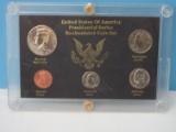 U.S. America Presidential Series Uncirculated Coin Set 1996 Kennedy Half Dollar 