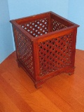 Moroccan Panel Lattice Reticulated Design Footed Planter