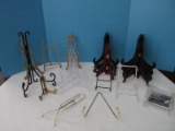 Group - Misc. Plate/Display Stands/Easels, Various Sizes/Styles