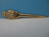 Virginia Metalcrafters 1996 Brass Pineapple Design 8 1/4