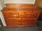 Vaughan Furniture Co. Long Dresser 9 Drawers Wood/Metal Pulls, Bracket Feet