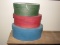 Wooden Storage Boxes Green/Red/Blue