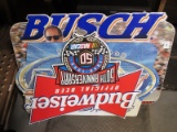 Budweiser Official Beer 50th Anniversary NASCAR Sign 28