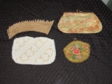 Vintage Bead Pattern/Design Ladies Purses, Heart Motif, Asian Motif Home/Tree