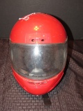 Dot Snell Approved Red Bikers Helmet