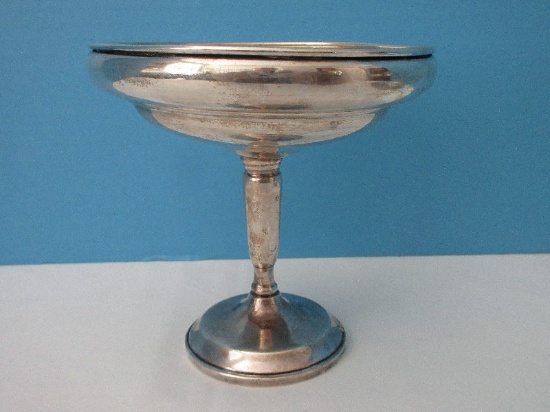 Sterling Silver Compote Weighted Base