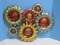 Metal Wall Art Sculpture Colorful Sunflowers in Bloom