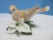2 Lenox Garden Bird Collection Fine Porcelain Turtle Dove 3 1/4